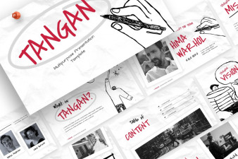 Handmade illustrations PowerPoint Template